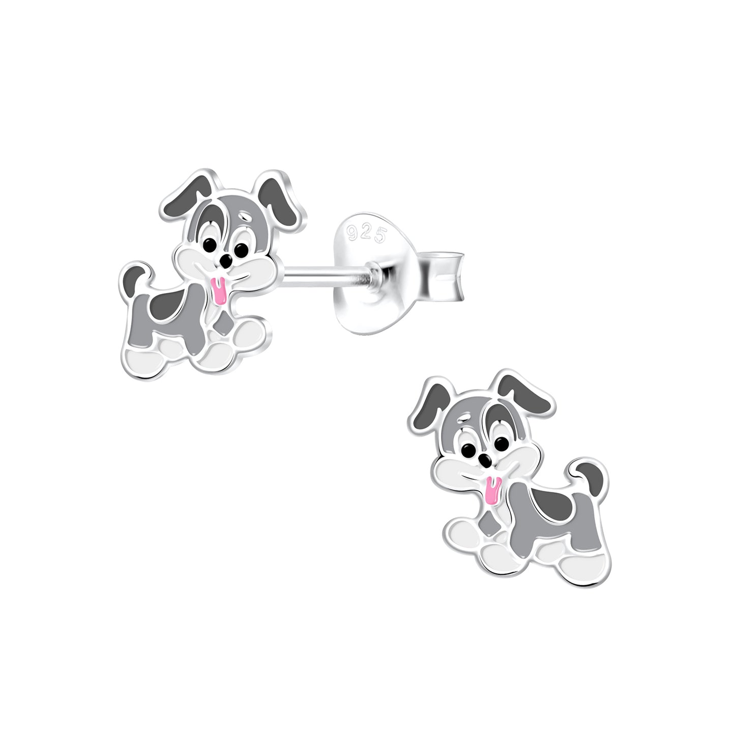 Kinder Ohrringe Hunde aus 925 Silber