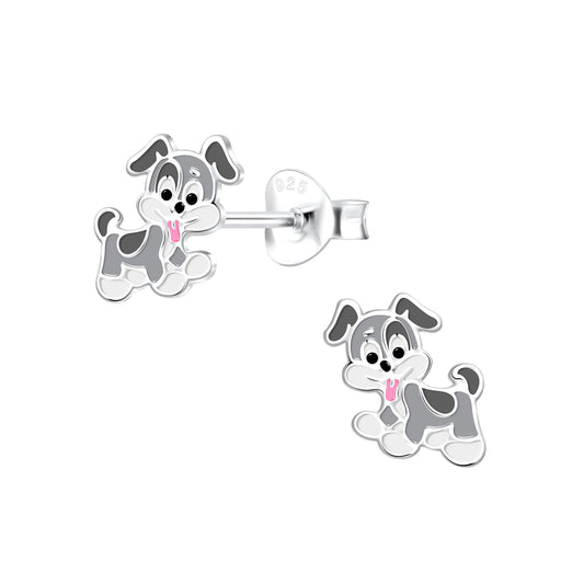 Kinder Ohrringe Hunde aus 925 Silber