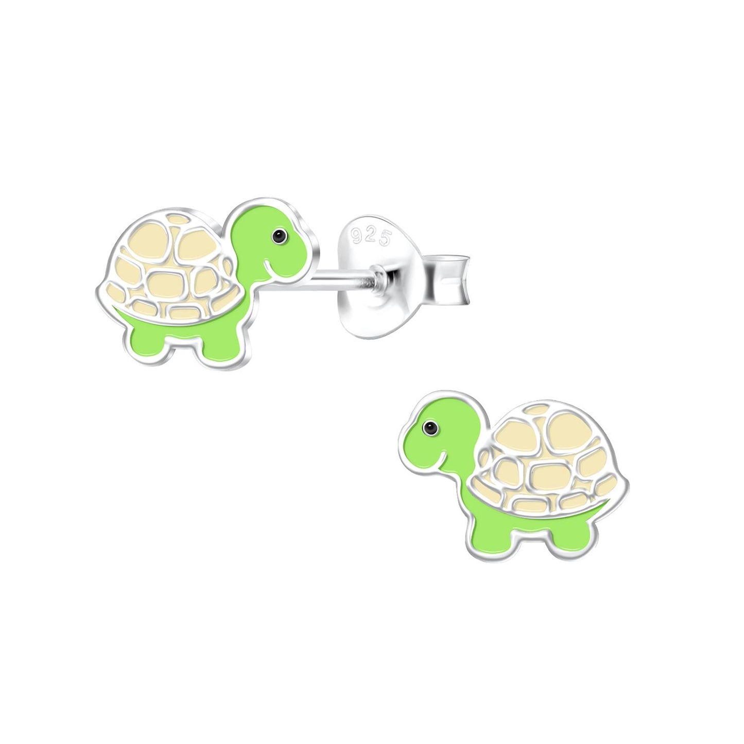 Kinder Ohrringe Schildkröten aus 925 Silber