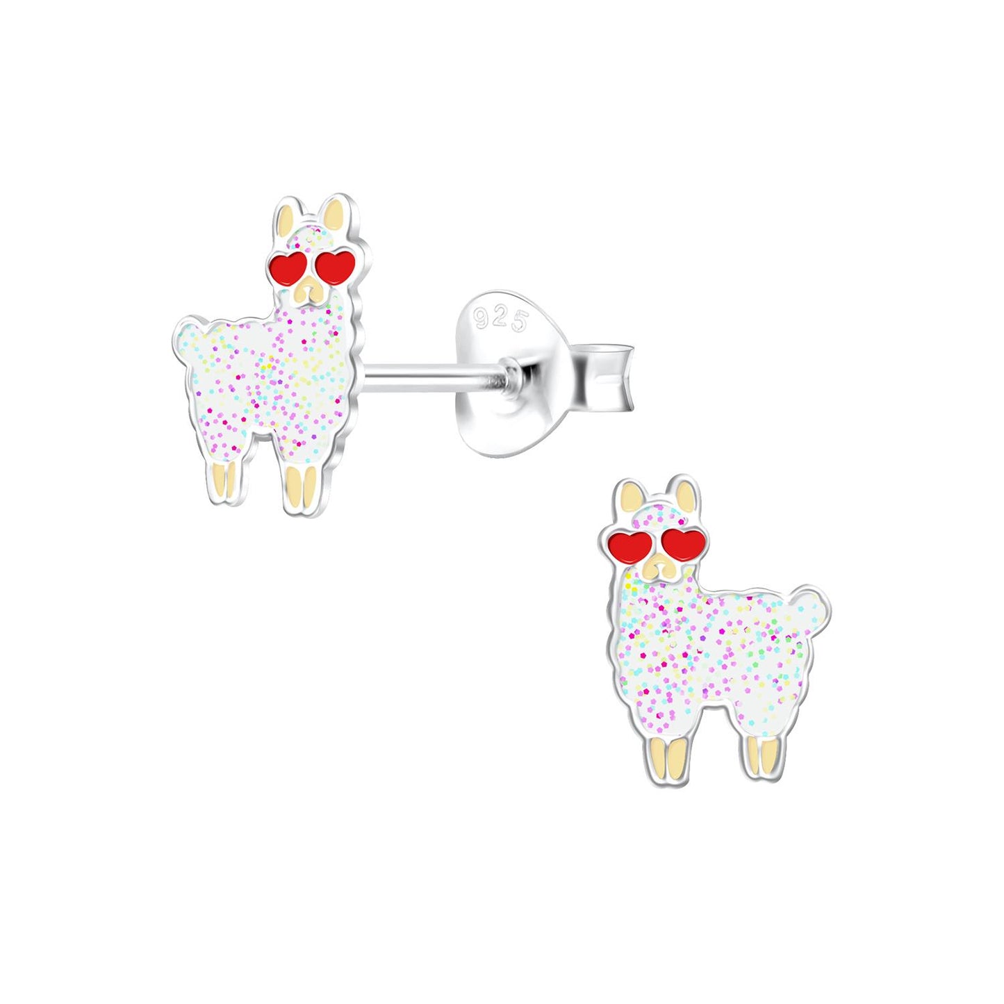 Kinder Ohrringe Lama aus 925 Silber