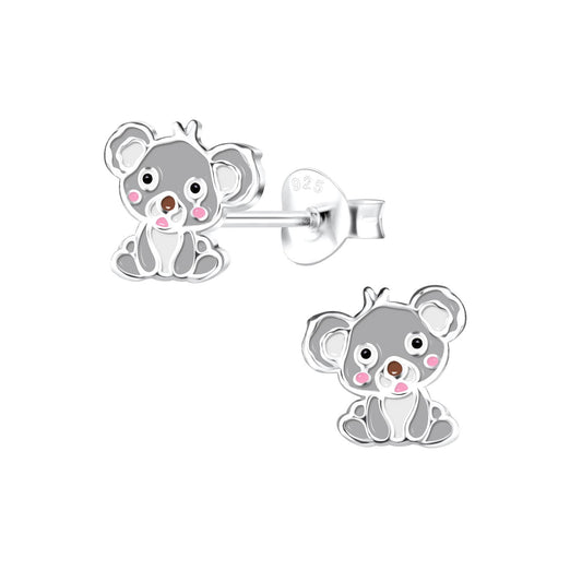 Kinder Ohrringe Koala aus 925 Silber