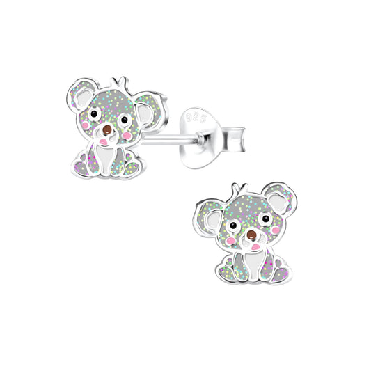 Kinder Ohrringe Koala aus 925 Silber
