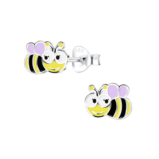 Kinder Ohrringe Bienen aus 925 Silber