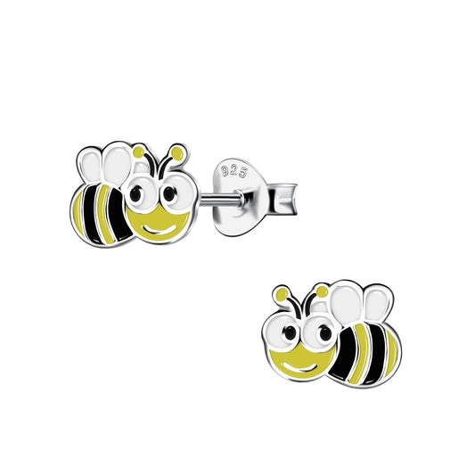 Kinder Ohrringe Bienen aus 925 Silber
