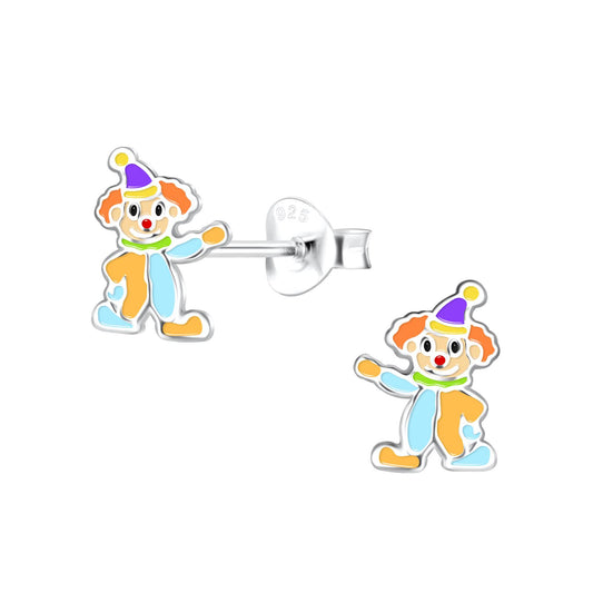 Kinder Ohrringe Clown aus 925 Silber