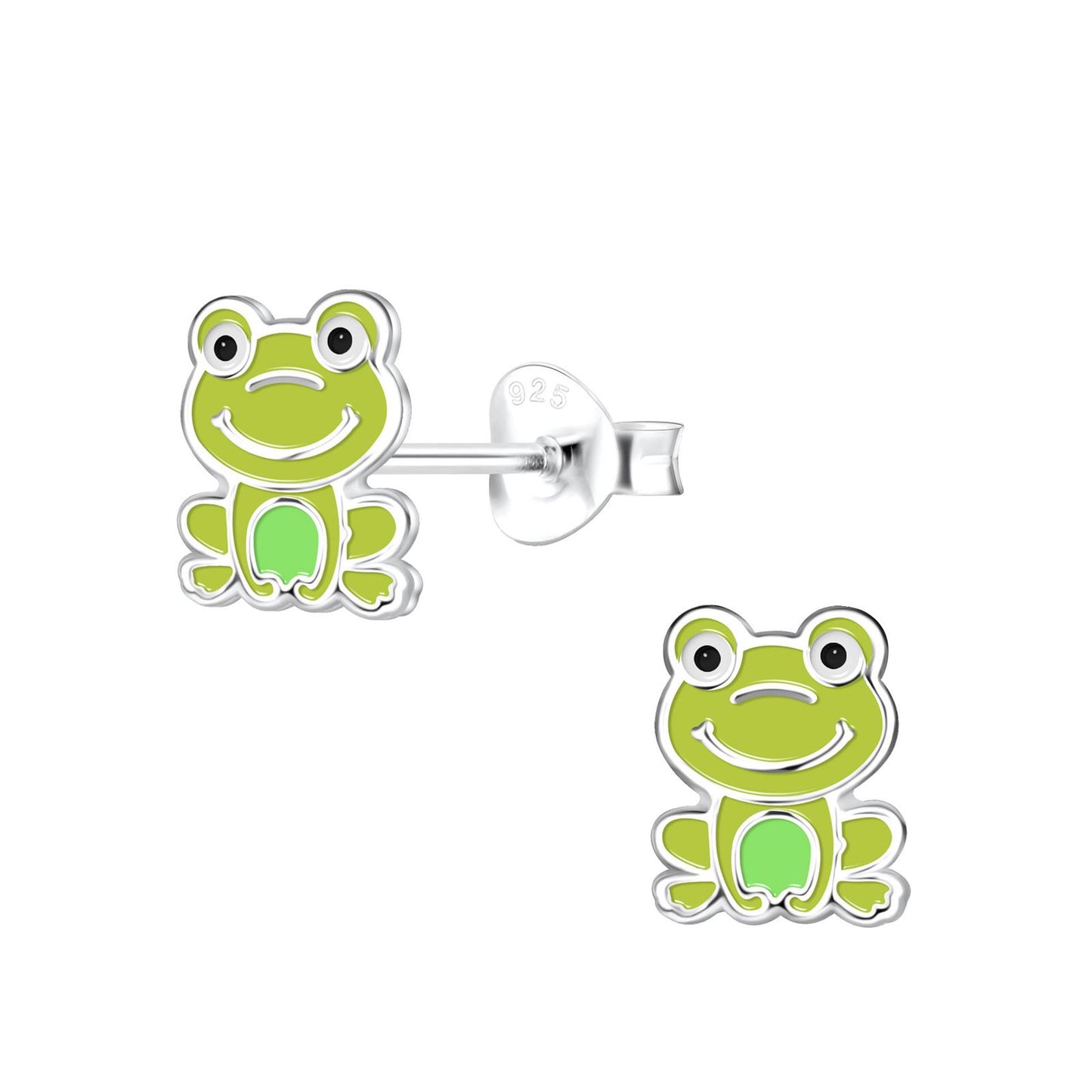 Kinder Ohrringe Frosch aus 925 Silber