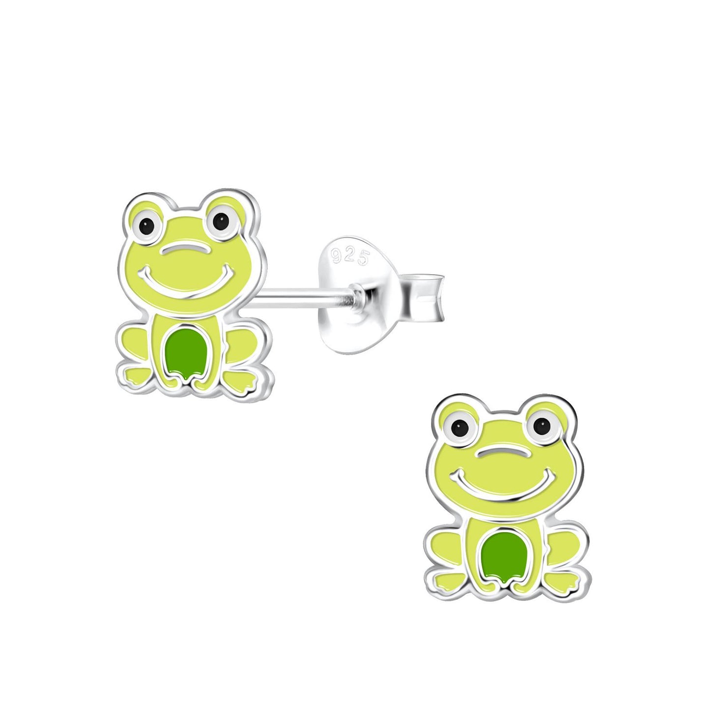 Kinder Ohrringe Frosch aus 925 Silber