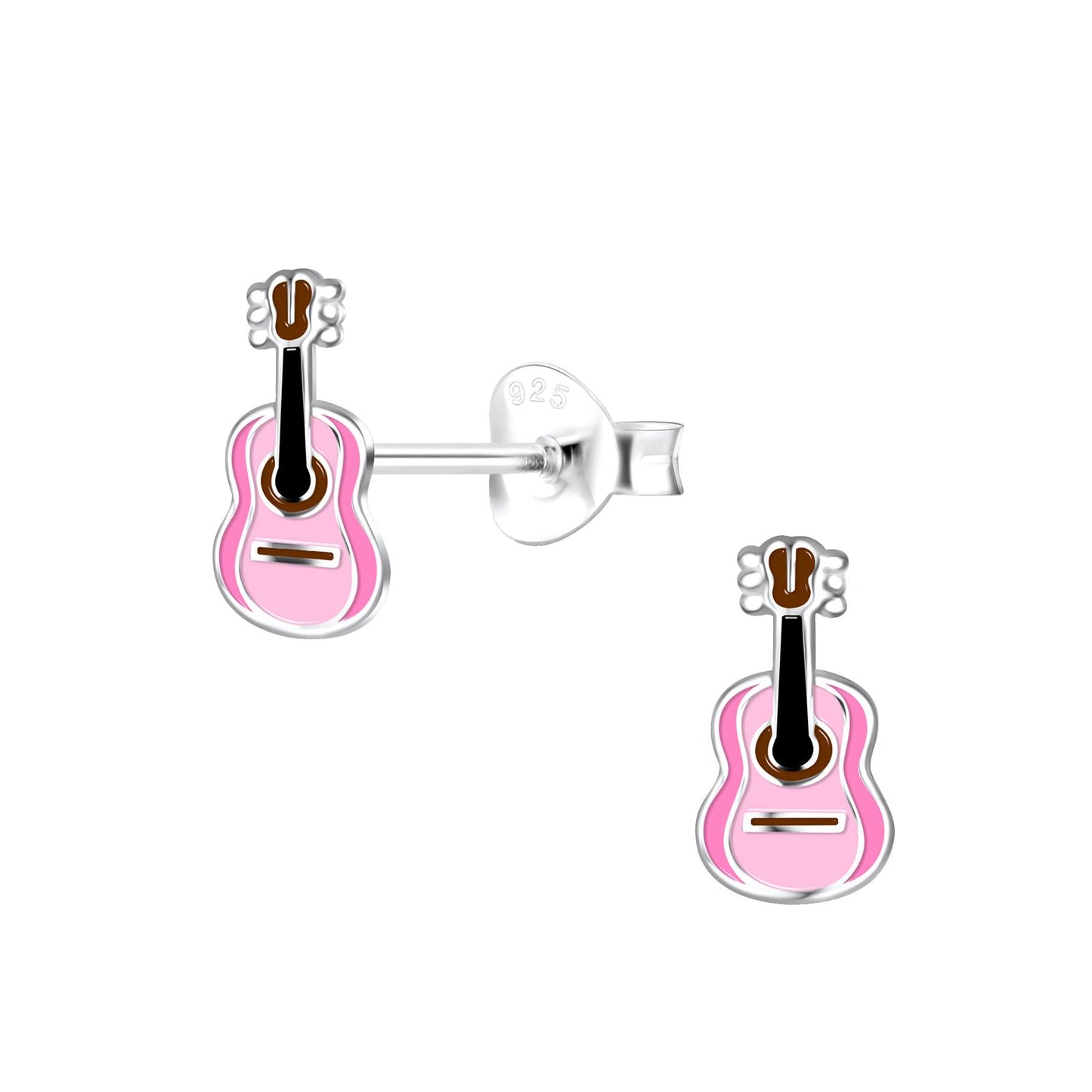 Kinder Ohrringe Gitarren aus 925 Silber