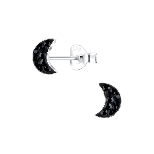 Kinder Ohrringe Mond aus 925 Silber
