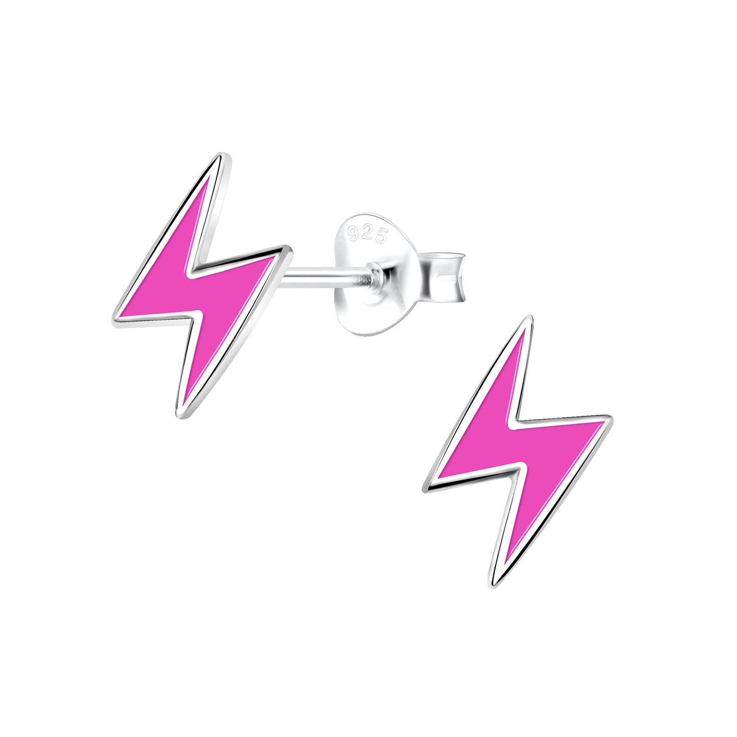Kinder Ohrringe Blitz aus 925 Silber
