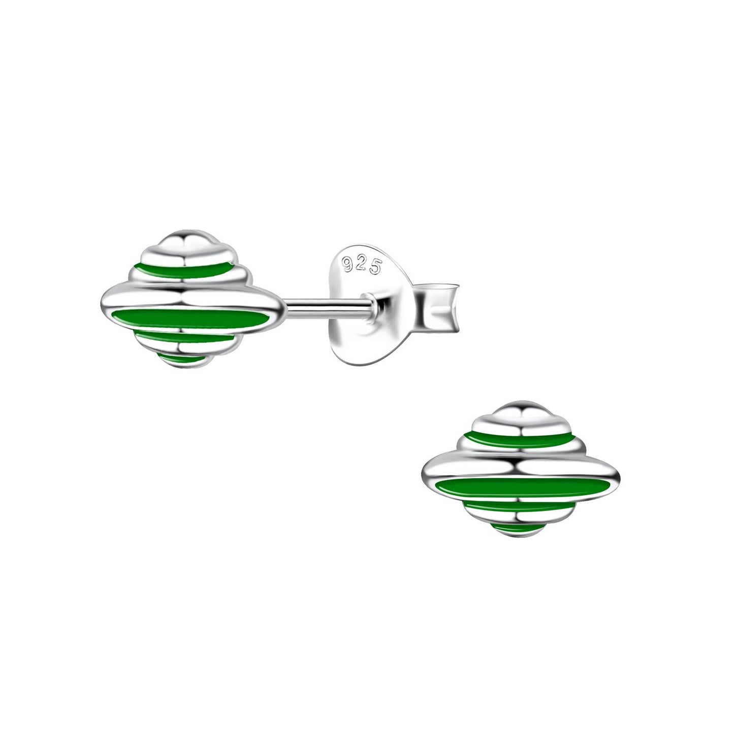 Kinder Ohrringe Ufo aus 925 Silber