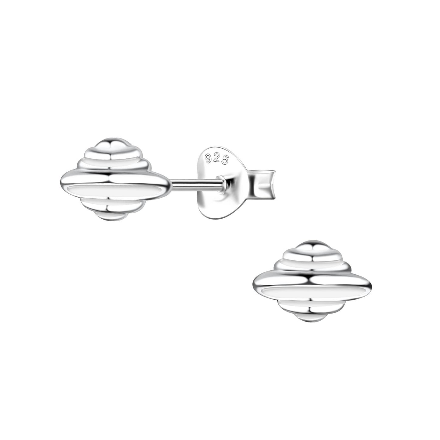 Kinder Ohrringe Ufo aus 925 Silber