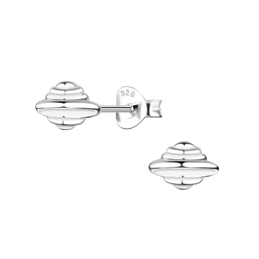 Kinder Ohrringe Ufo aus 925 Silber