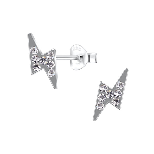 Kinder Ohrringe Blitz aus 925 Silber