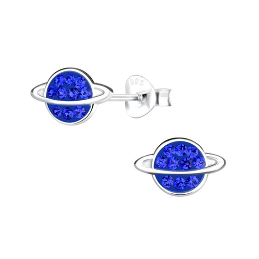 Kinder Ohrringe Saturn aus 925 Silber