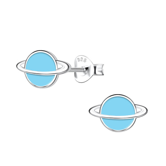 Kinder Ohrringe Saturn aus 925 Silber