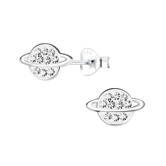 Kinder Ohrringe Saturn aus 925 Silber