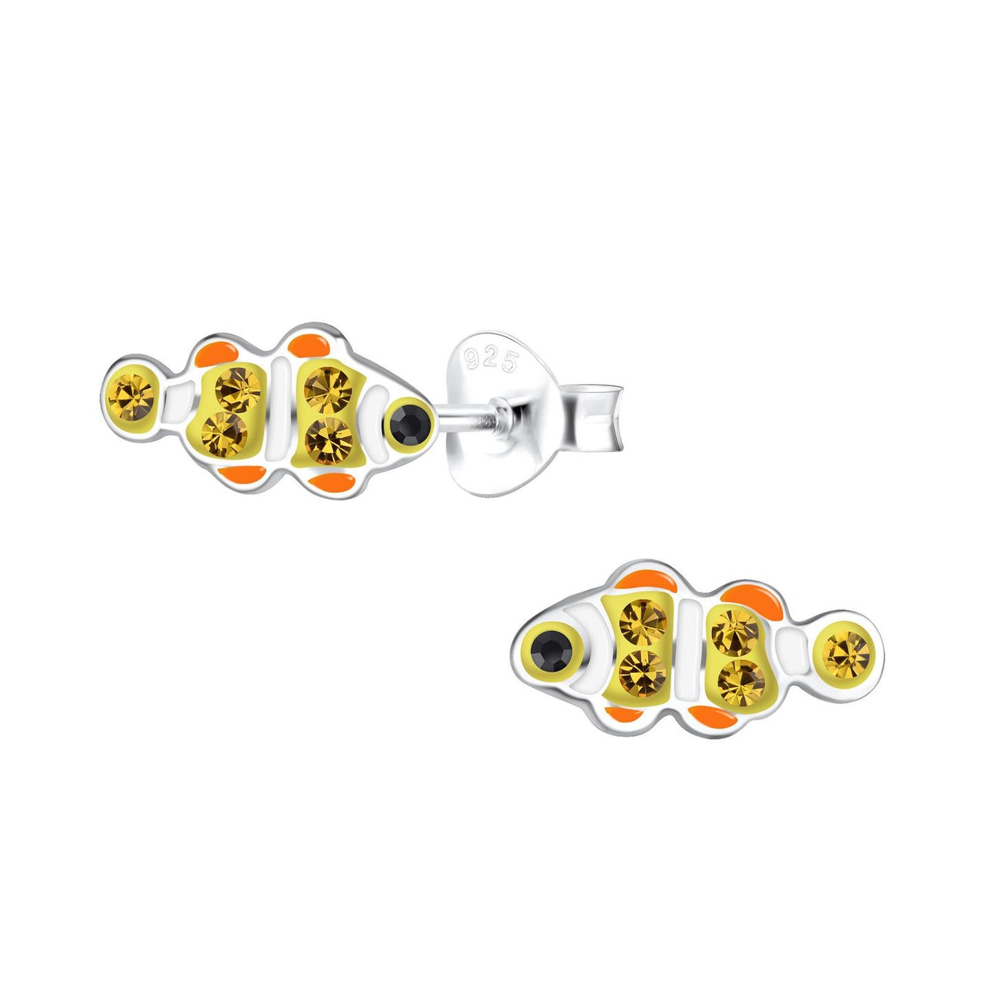 Kinder Ohrringe Fisch aus 925 Silber