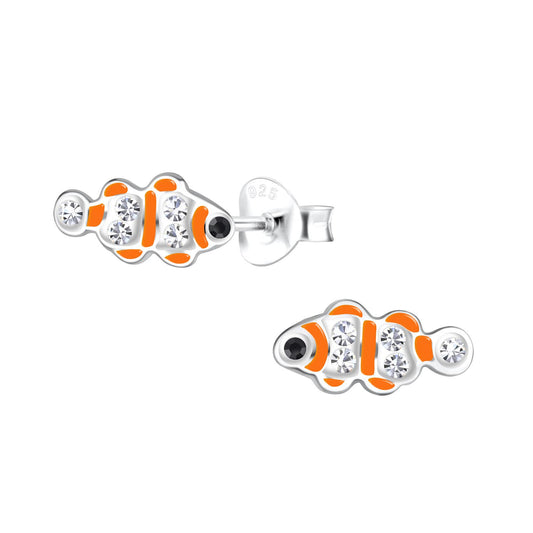 Kinder Ohrringe Fisch aus 925 Silber