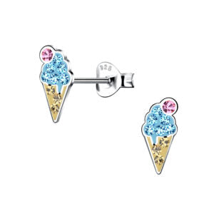 Children's Ice Cream Earrings made of 925 Silver