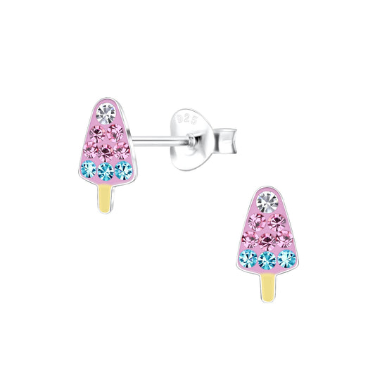 Children's Ice Cream Earrings made of 925 Silver