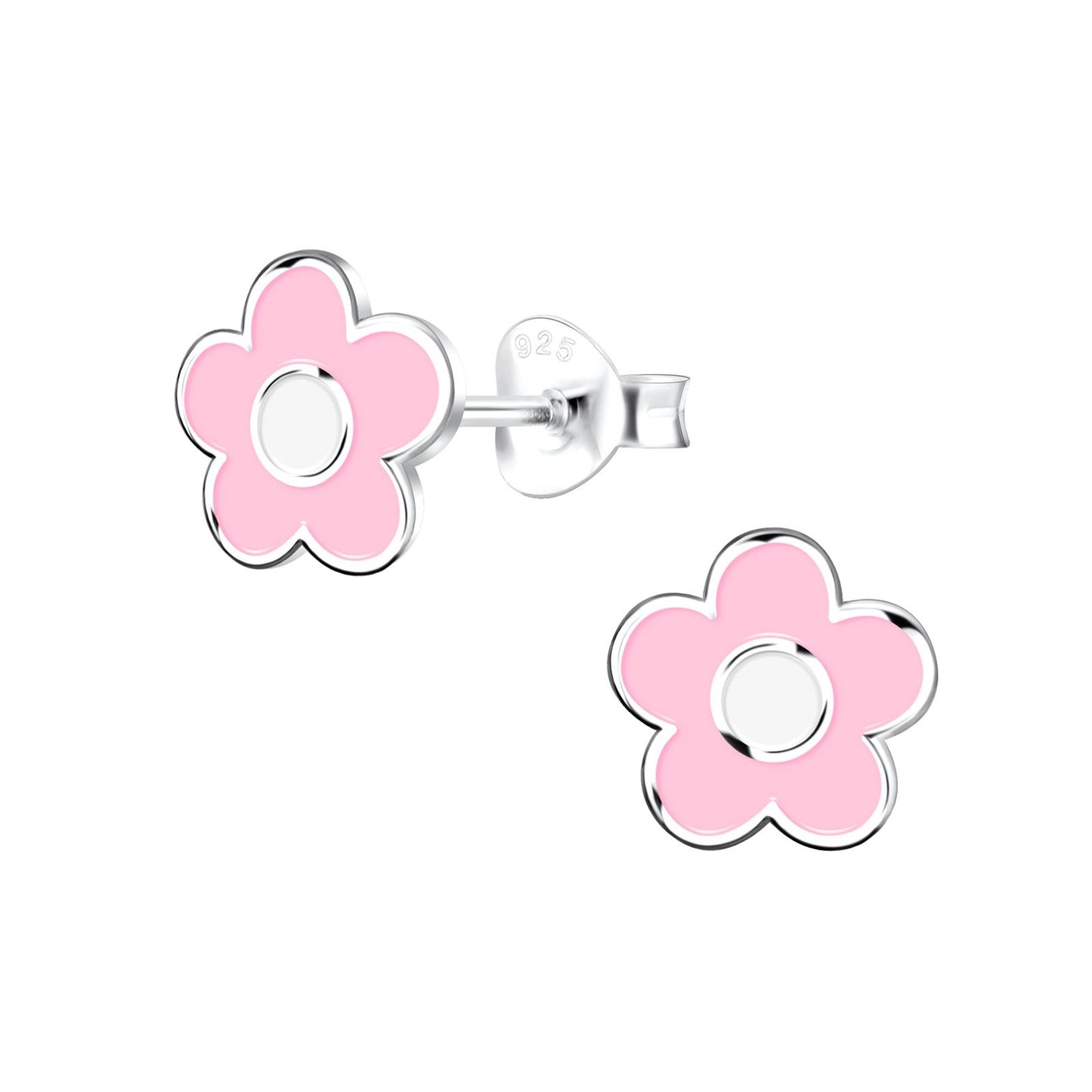 Mädchen Ohrringe Blumen aus 925 Silber