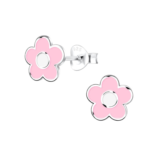 Mädchen Ohrringe Blumen aus 925 Silber