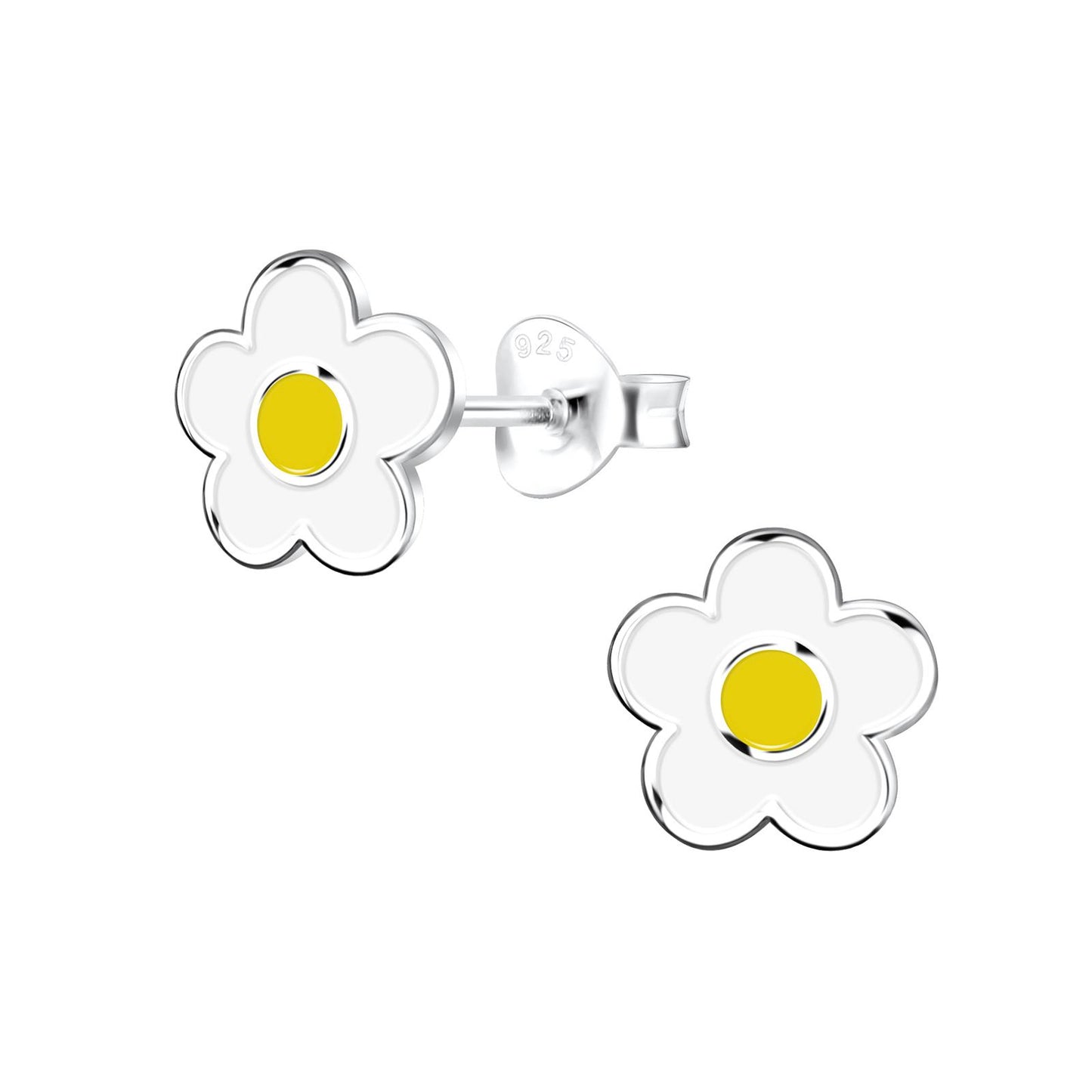 Mädchen Ohrringe Blumen aus 925 Silber