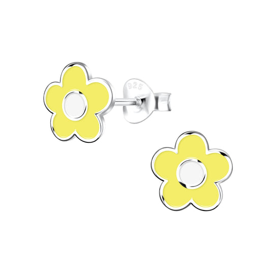 Mädchen Ohrringe Blumen aus 925 Silber