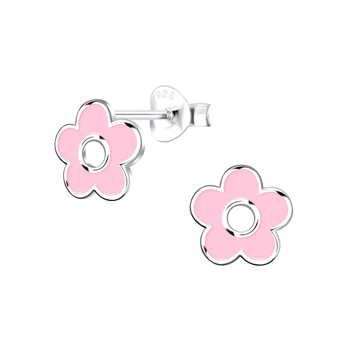 Mädchen Ohrringe Blumen aus 925 Silber