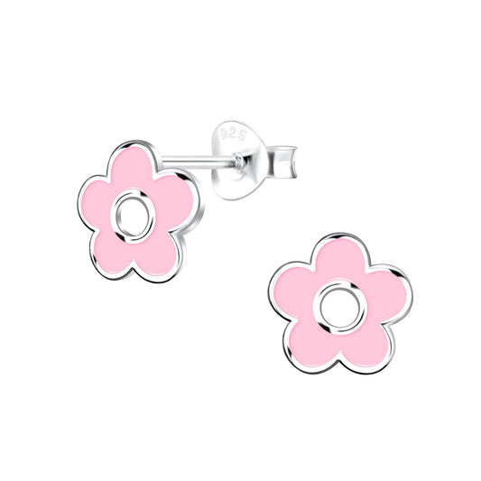 Mädchen Ohrringe Blumen aus 925 Silber