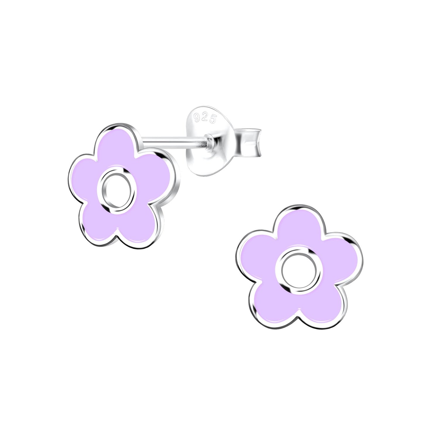 Mädchen Ohrringe Blumen aus 925 Silber