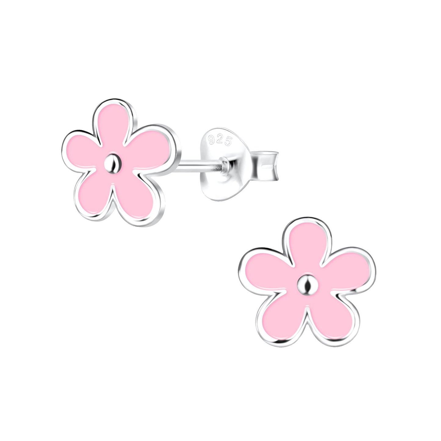 Mädchen Ohrringe Blumen aus 925 Silber