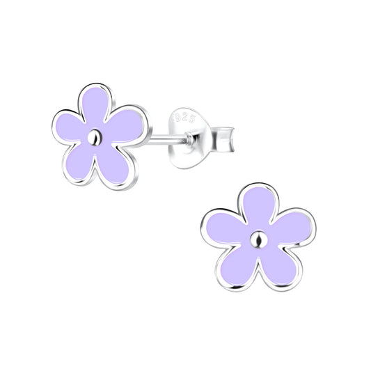 Mädchen Ohrringe Blumen aus 925 Silber