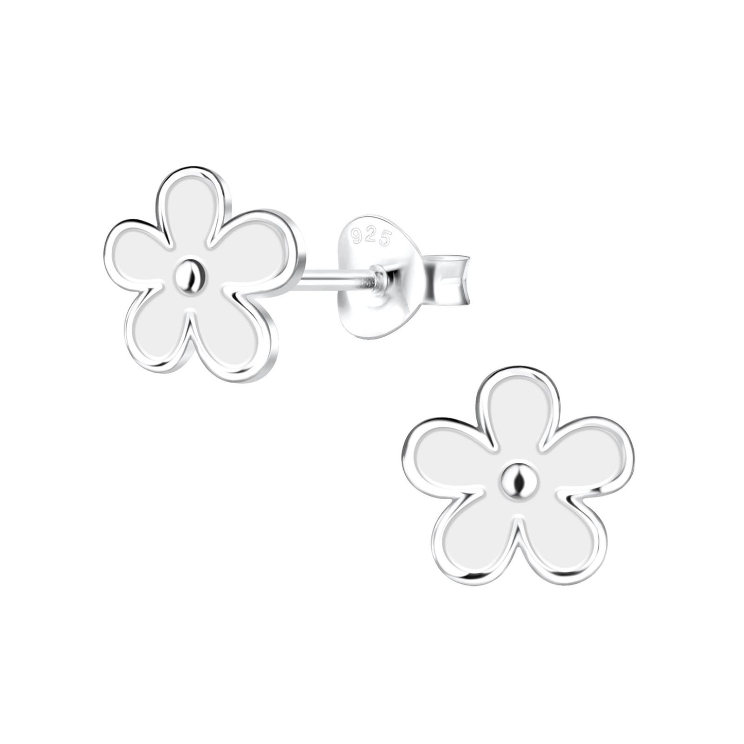 Mädchen Ohrringe Blumen aus 925 Silber