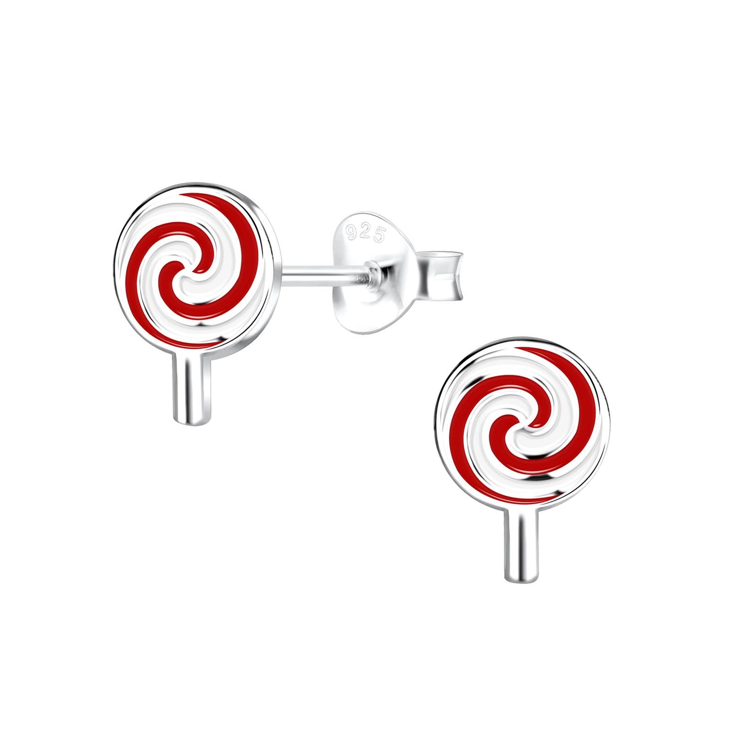 Kinder Ohrringe Lollipop aus 925 Silber