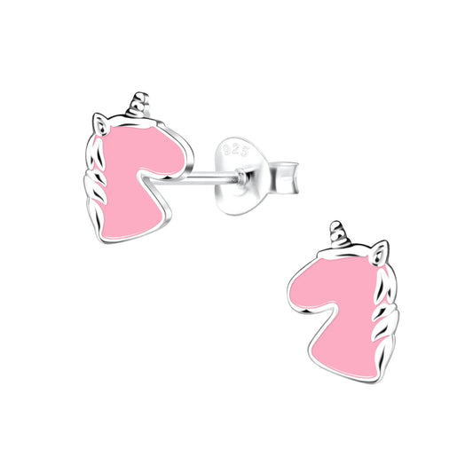 Girls' Unicorn Earrings made of 925 Silver