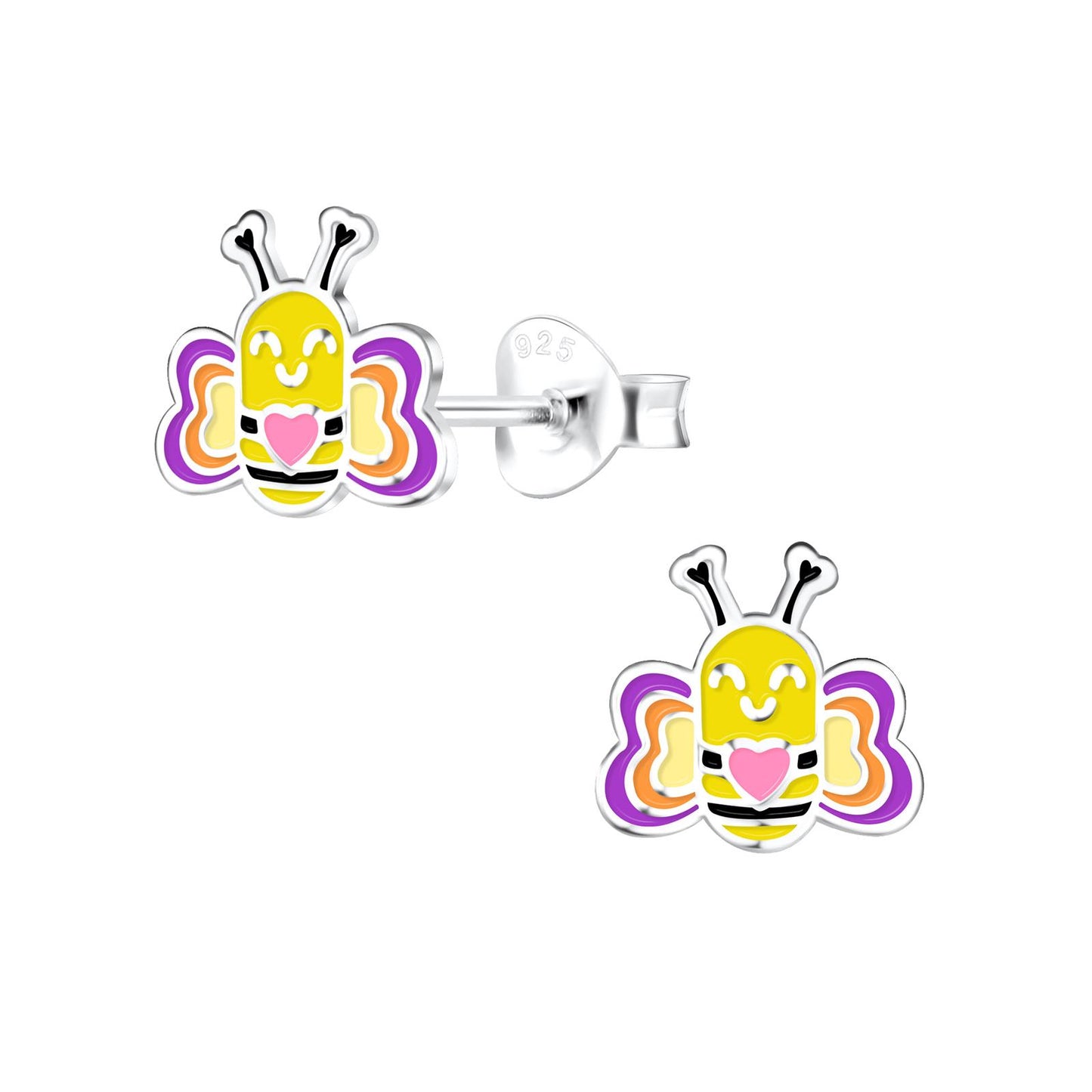 Kinder Ohrringe Bienen aus 925 Silber