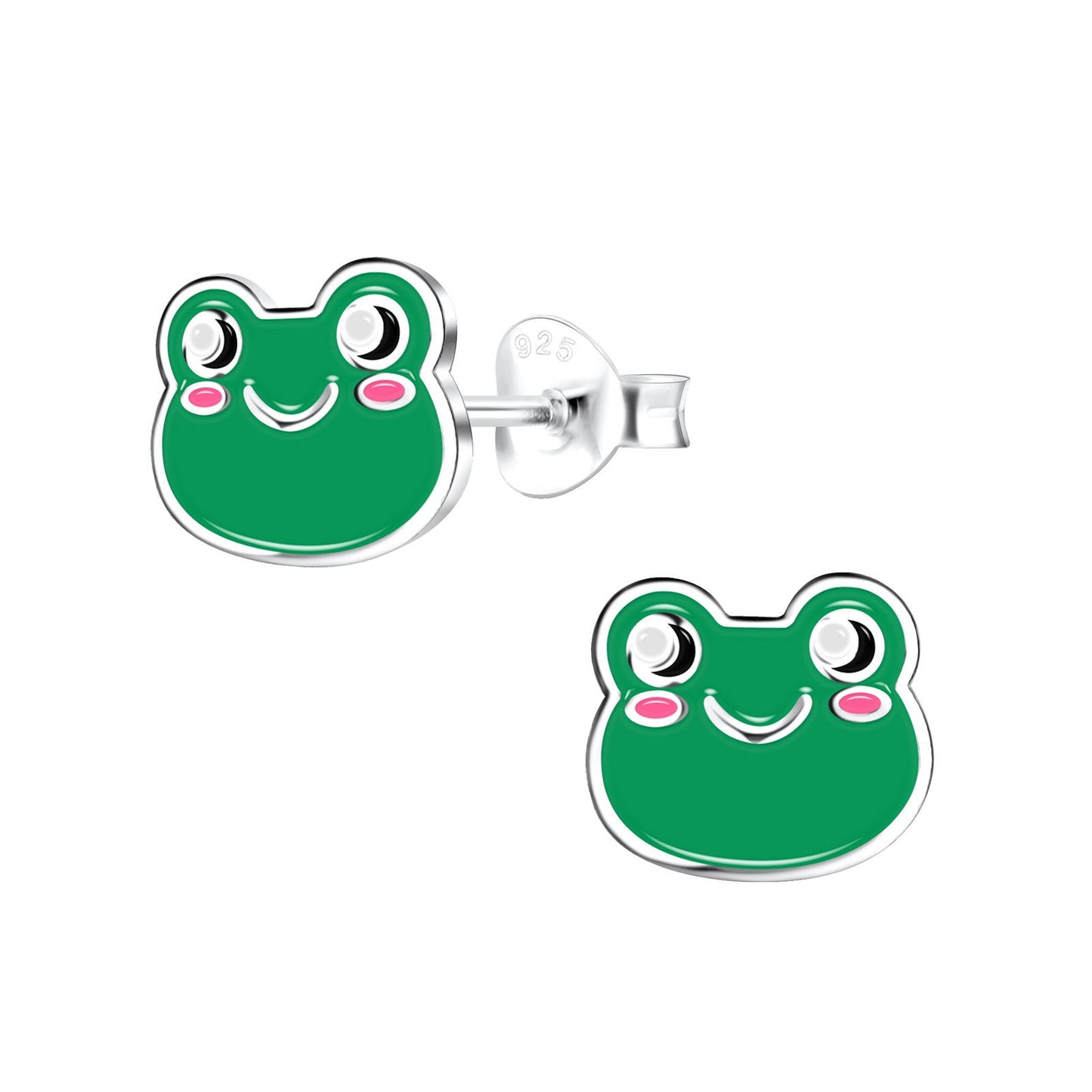 Kinder Ohrringe Frosch aus 925 Silber