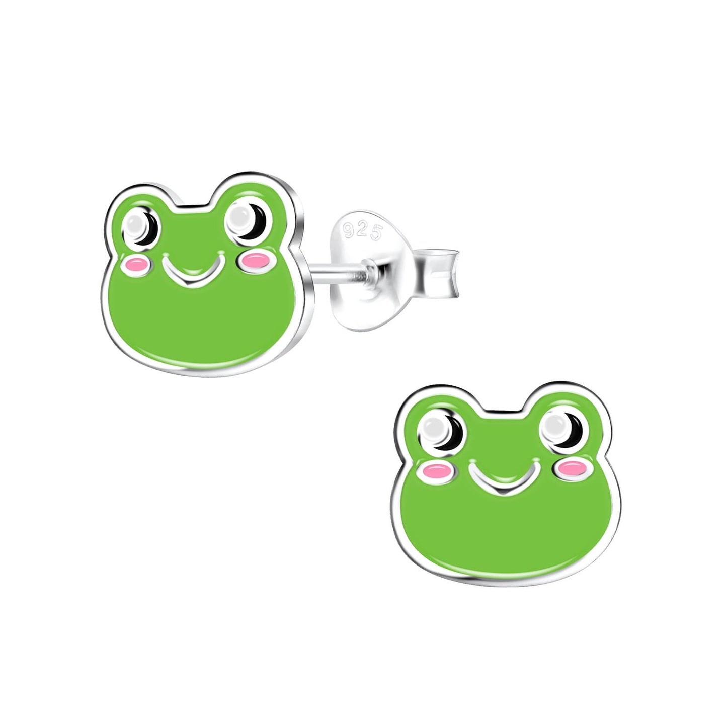 Kinder Ohrringe Frosch aus 925 Silber