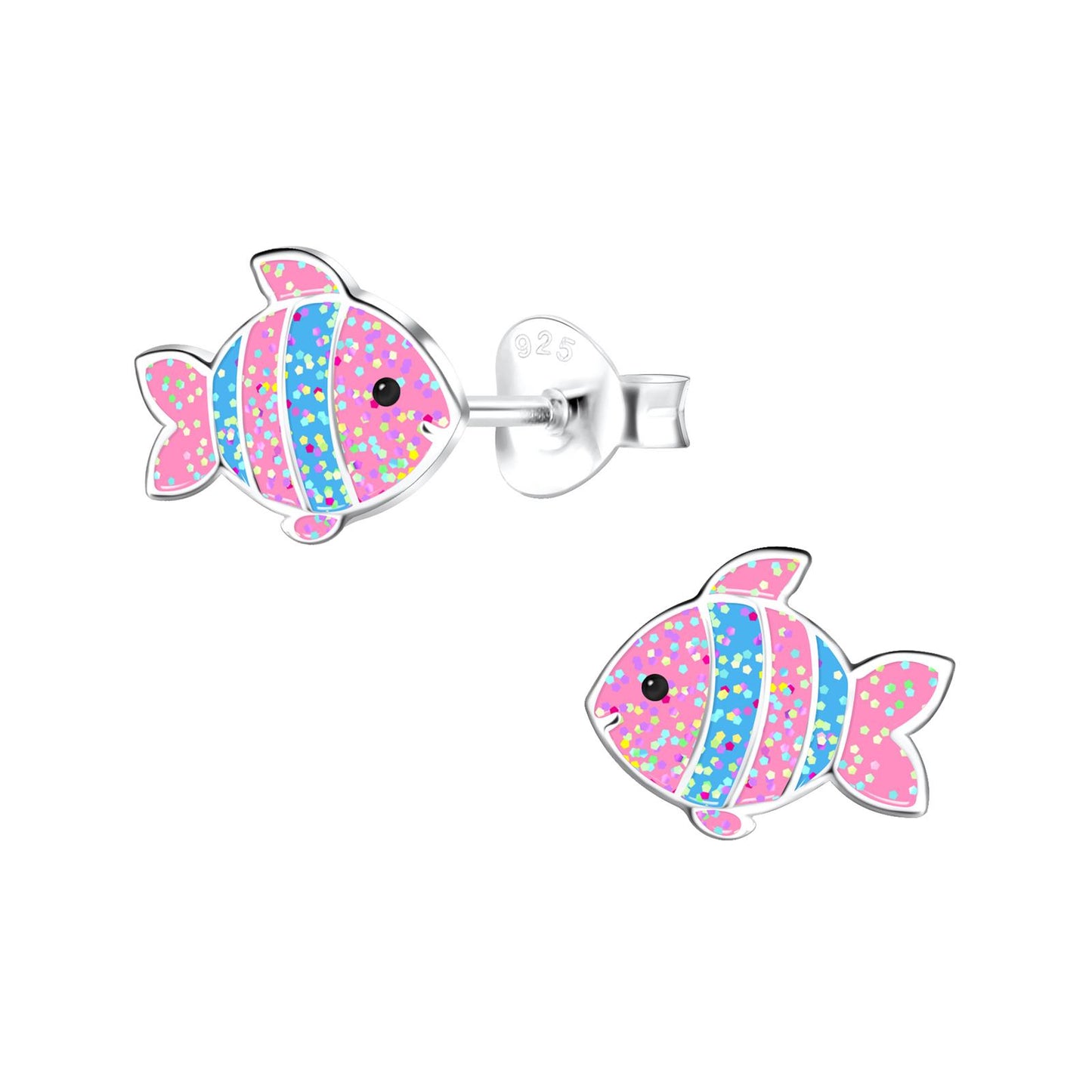 Kinder Ohrringe Fisch aus 925 Silber