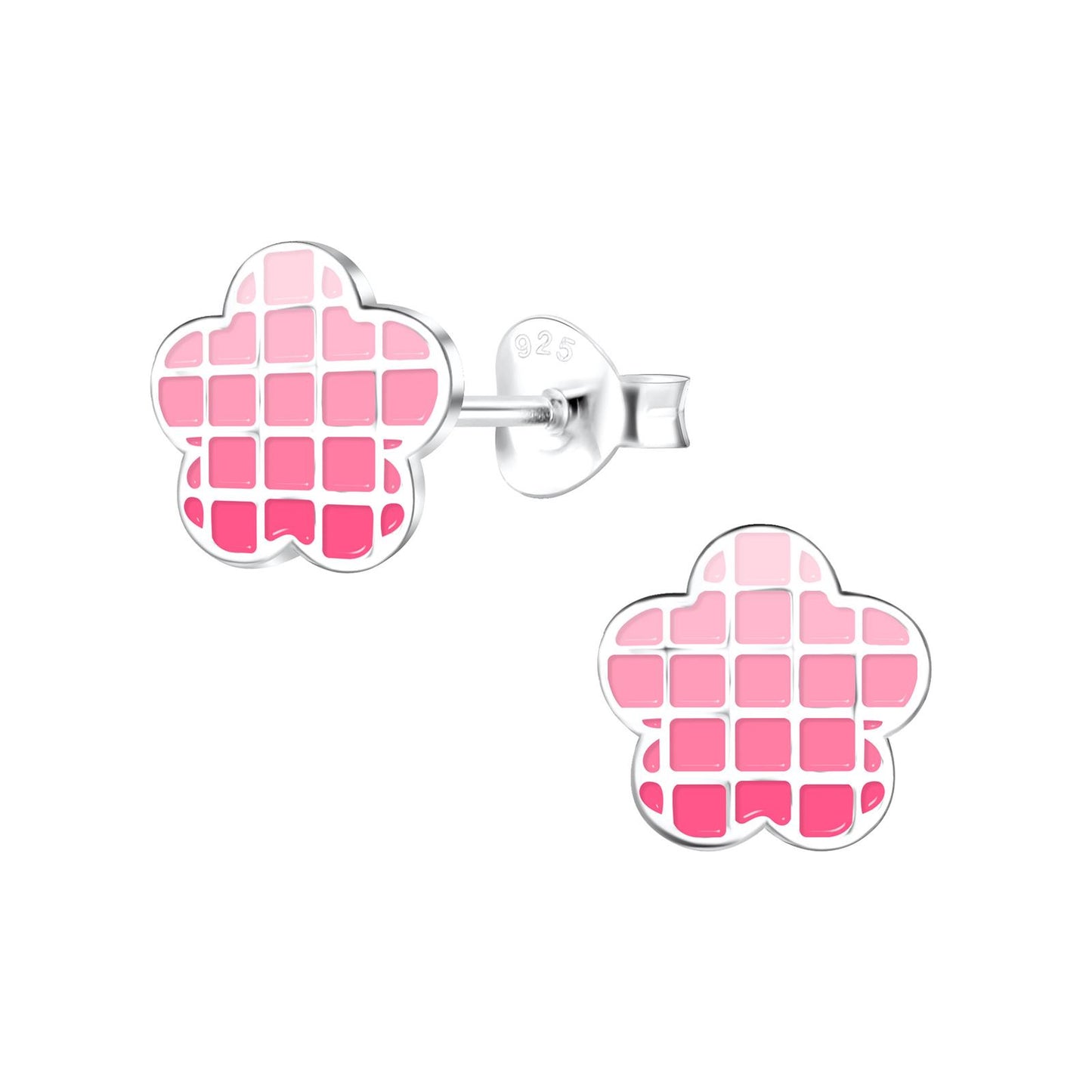 Mädchen Ohrringe Blumen aus 925 Silber