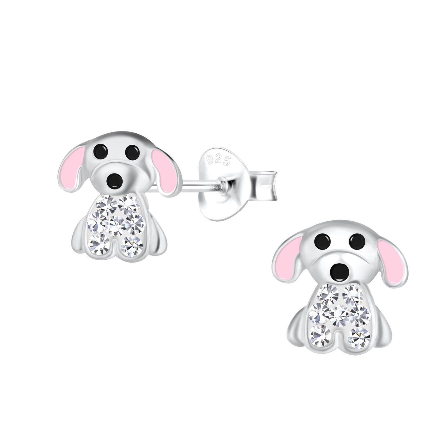 Kinder Ohrringe Hunde aus 925 Silber