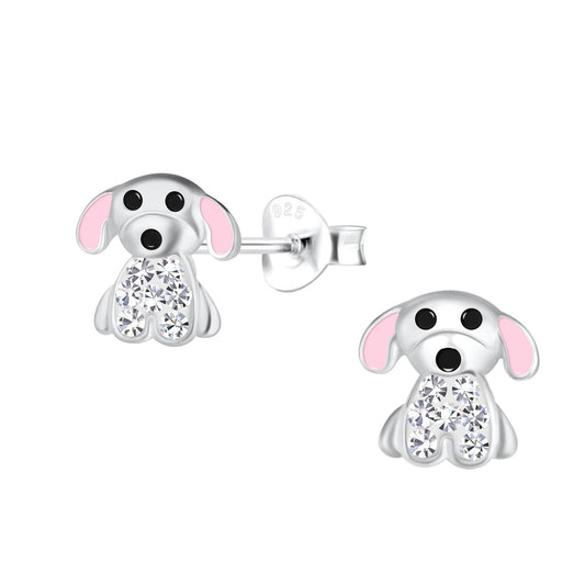 Kinder Ohrringe Hunde aus 925 Silber