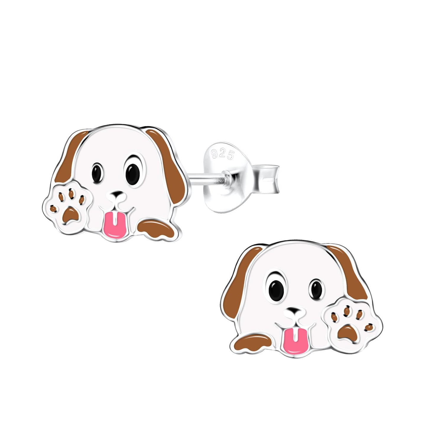 Kinder Ohrringe Hunde aus 925 Silber