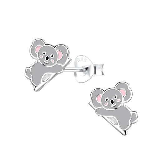 Kinder Ohrringe Koala aus 925 Silber
