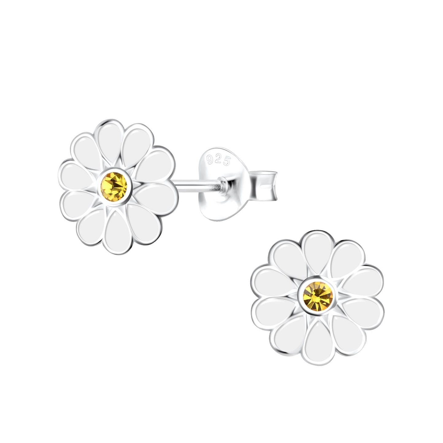 Mädchen Ohrringe Blumen aus 925 Silber