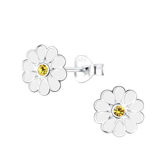 Mädchen Ohrringe Blumen aus 925 Silber