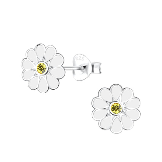 Mädchen Ohrringe Blumen aus 925 Silber