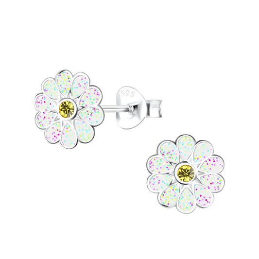 Mädchen Ohrringe Blumen aus 925 Silber